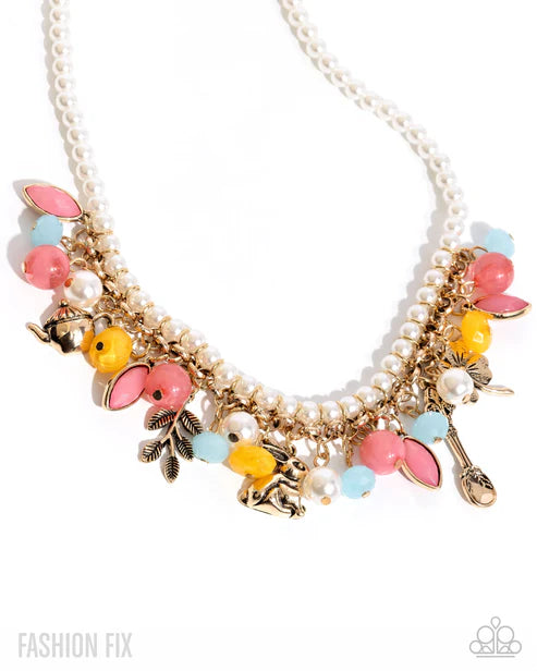 Tea Party Tapestry -  Multi Necklace (FF 06-25)