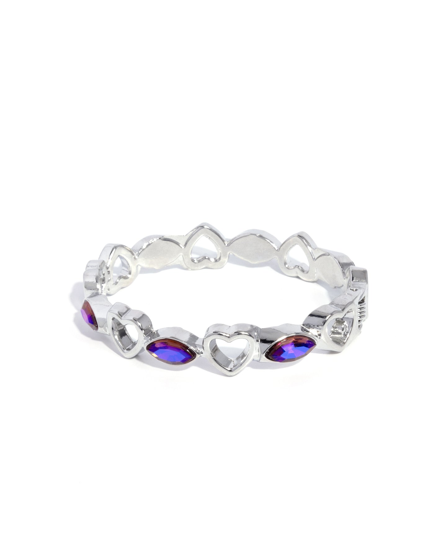 Heartfelt Headline - Purple Bracelet