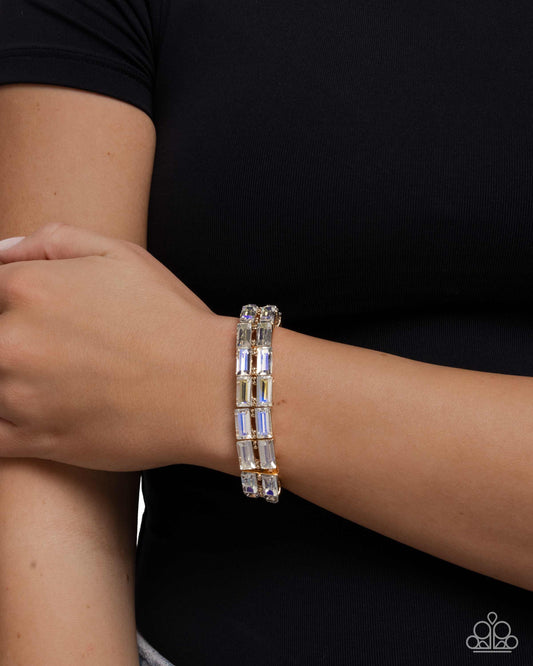 Symmetrical Statement - Yellow Bracelet