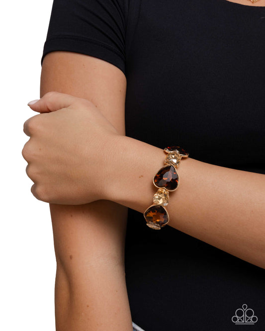 Heart Habit - Brown Bracelet