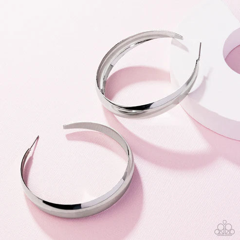 Gravity Generosity - Silver Hoop Earring (LOP 03-25)