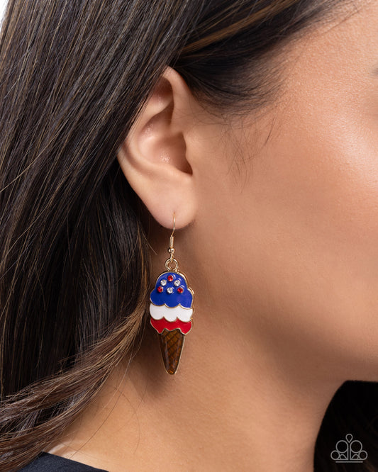Imaginative Ice Cream - Multi Earring