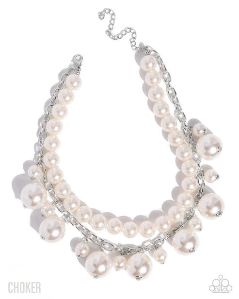 Sophisticated to the Max - White Necklace (Convention 2025)