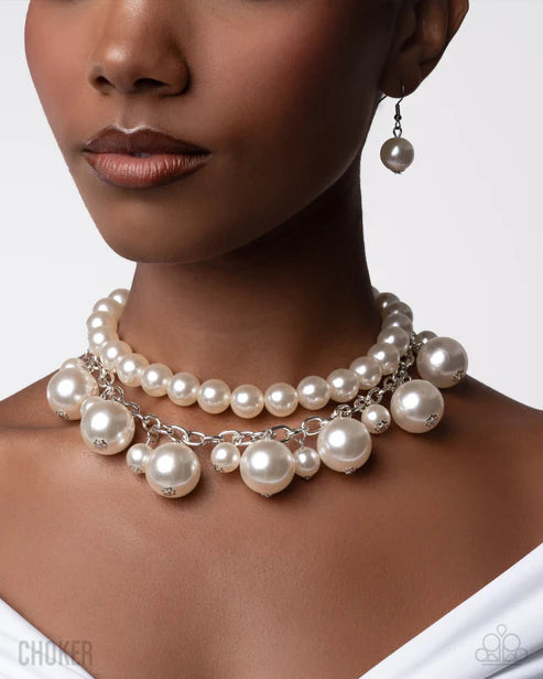 Sophisticated to the Max - White Necklace (Convention 2025)
