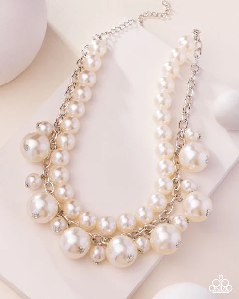 Sophisticated to the Max - White Necklace (Convention 2025)