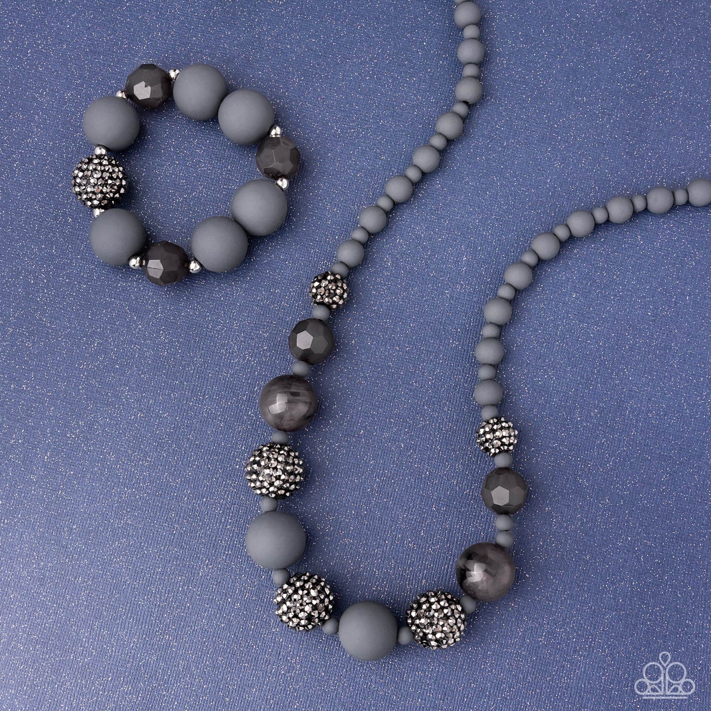 Hematite Hallmark - Silver Necklace & Bracelet Set