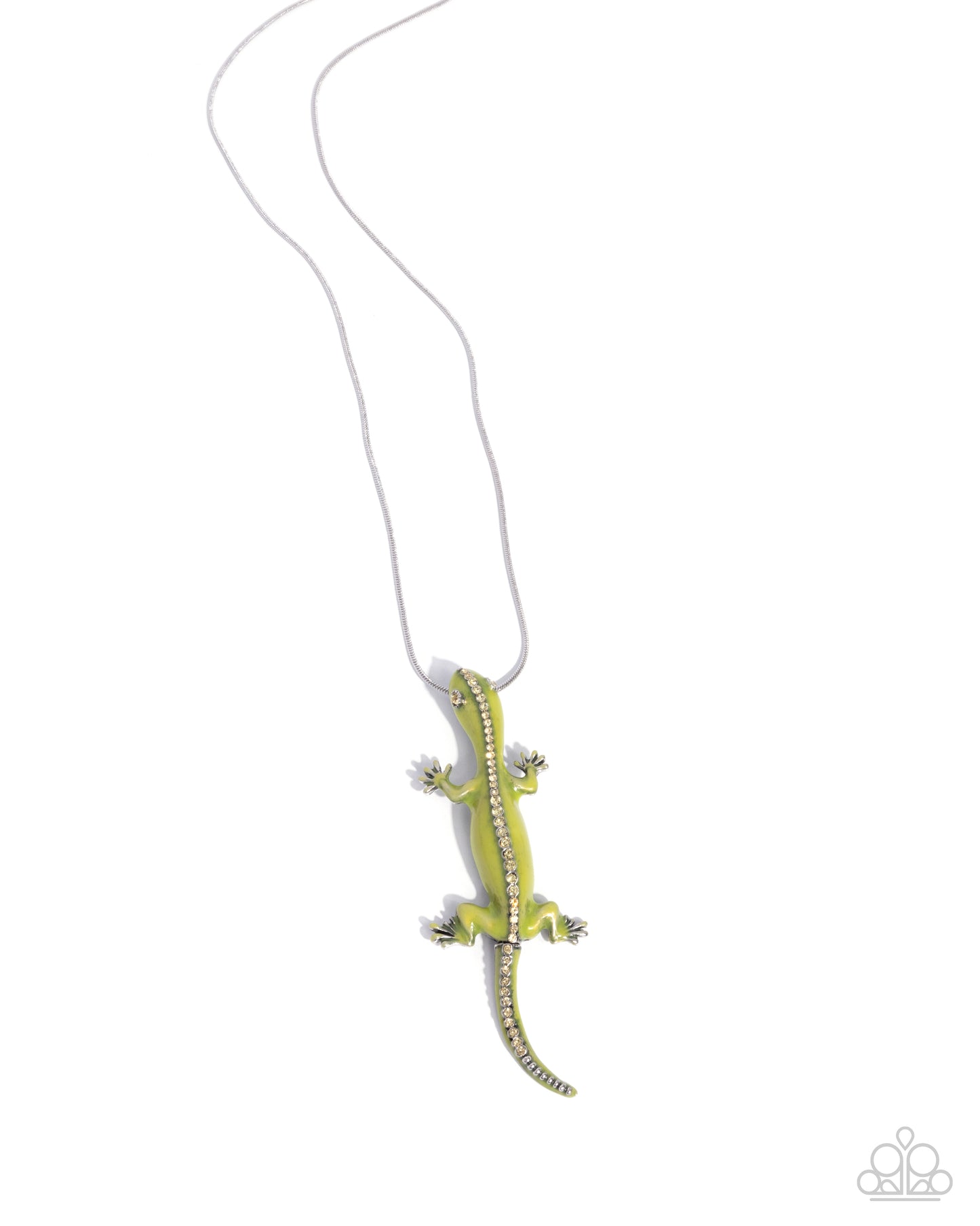 Salamander Statement - Green Necklace