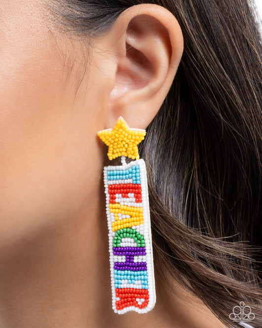 Teacher in Training - Multi Seed Bead Earring
