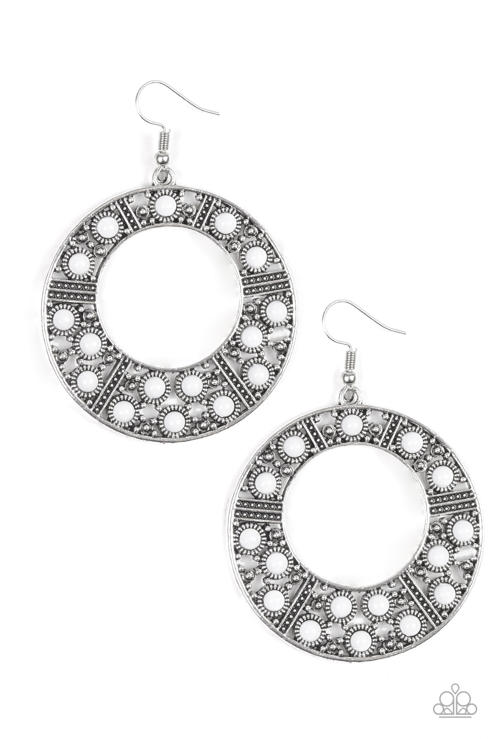 San Diego Samba - White Earring
