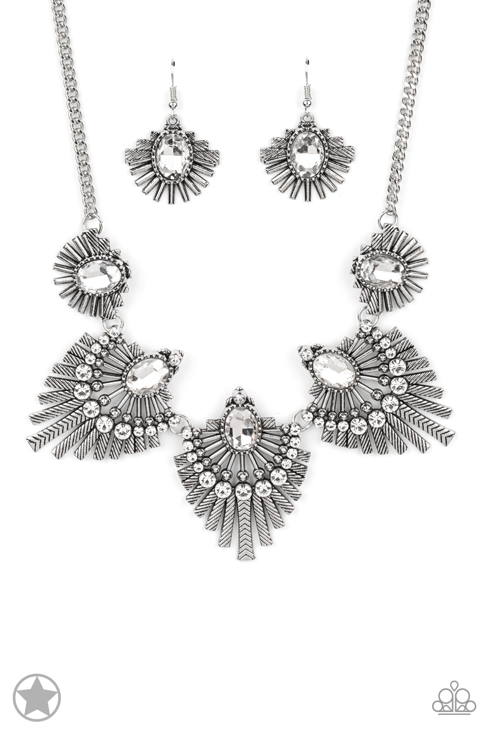 Miss YOU-niverse - Silver Blockbuster Necklace