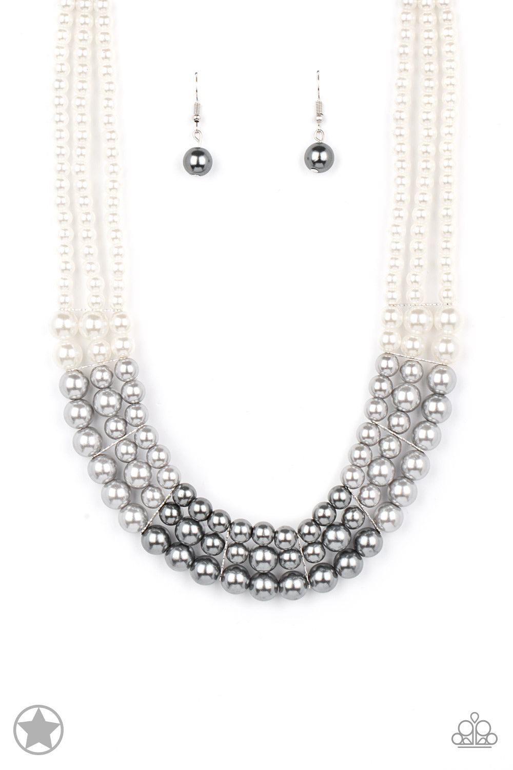 Lady In Waiting - Silver Blockbuster Necklace