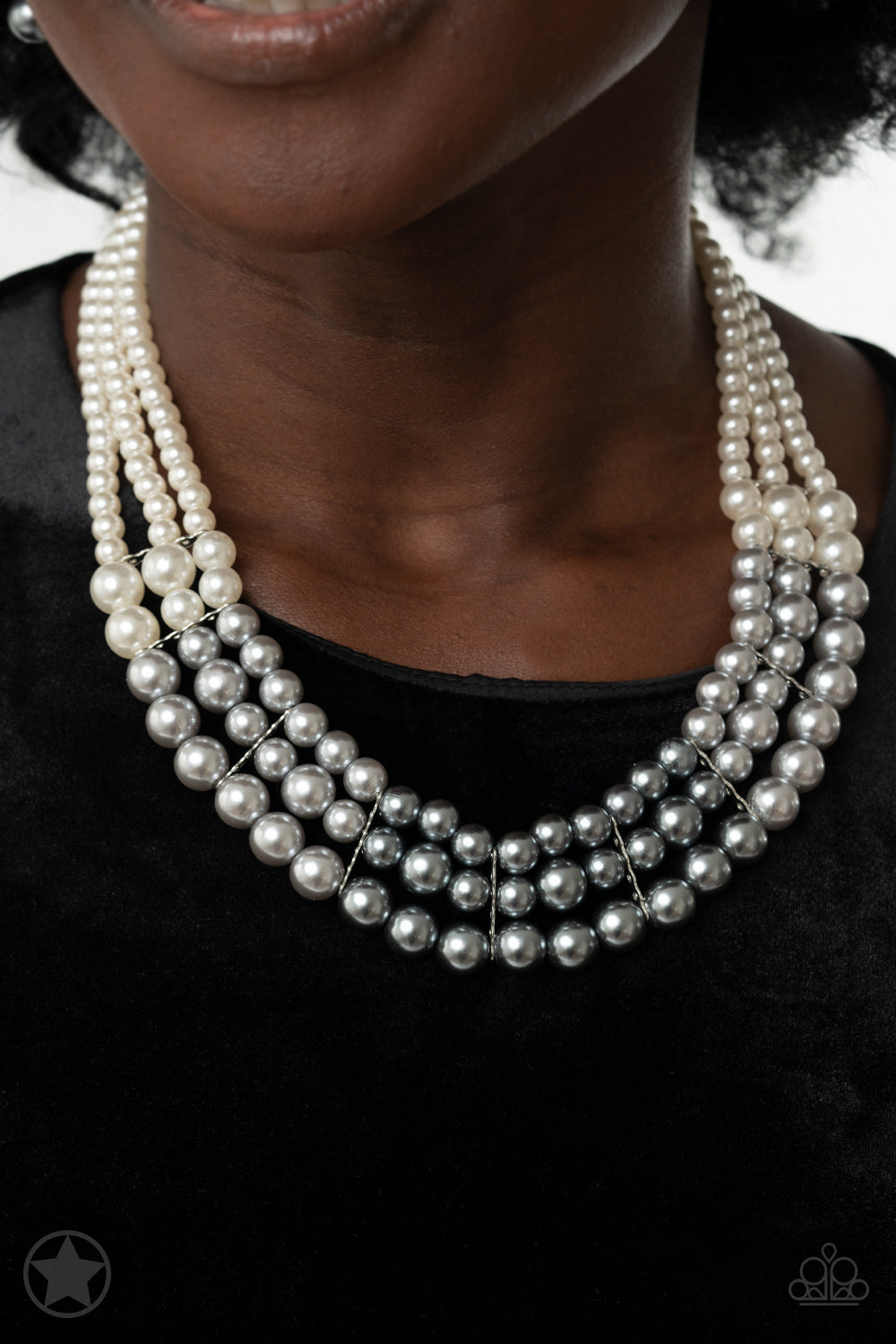Lady In Waiting - Silver Blockbuster Necklace