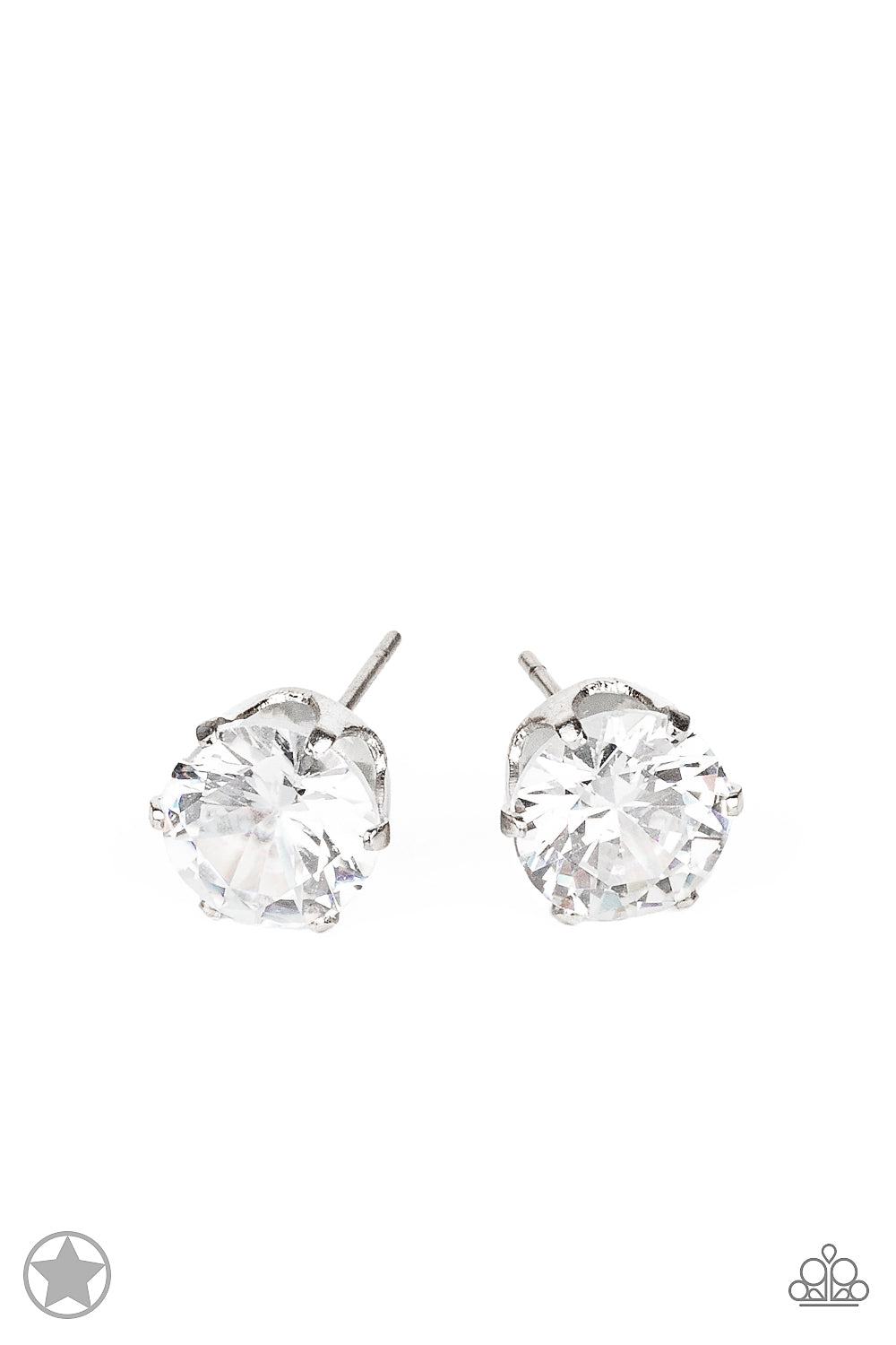 Just In TIMELESS - White Blockbuster Earring