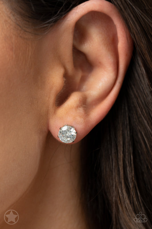 Just In TIMELESS - White Blockbuster Earring