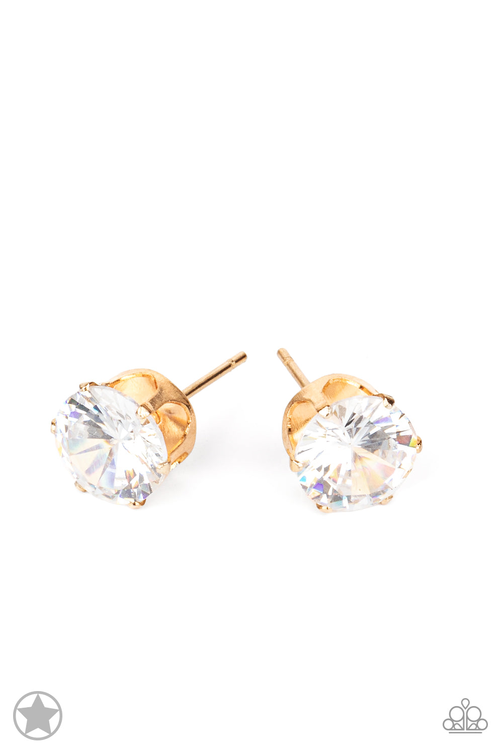 Just In TIMELESS - Gold Blockbuster Earring