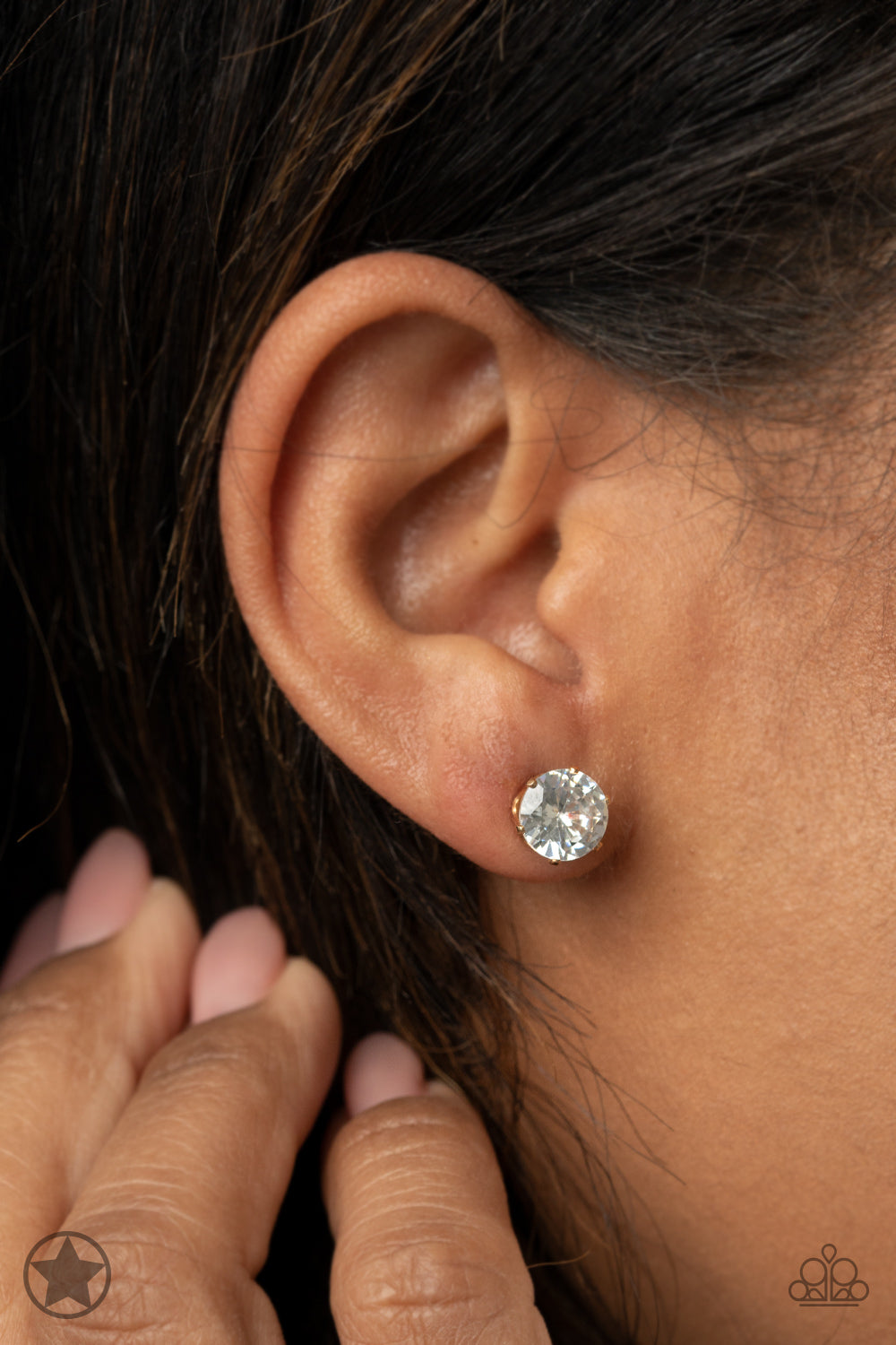 Just In TIMELESS - Gold Blockbuster Earring