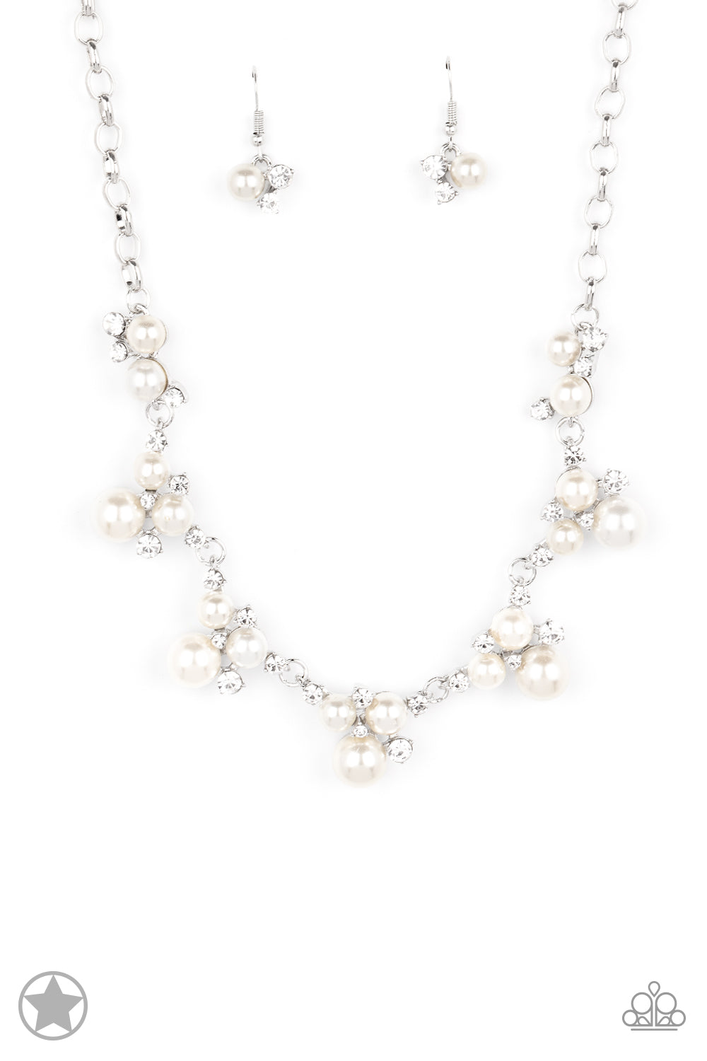 Toast To Perfection - White Blockbuster Necklace