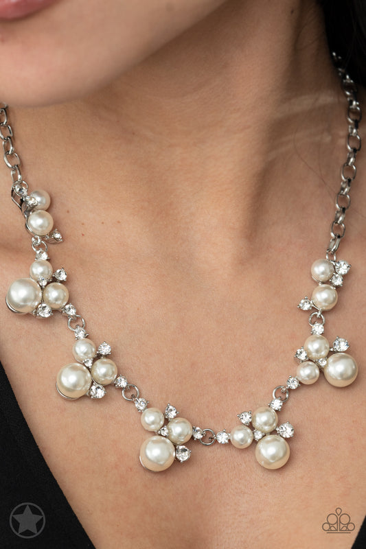 Toast To Perfection - White Blockbuster Necklace