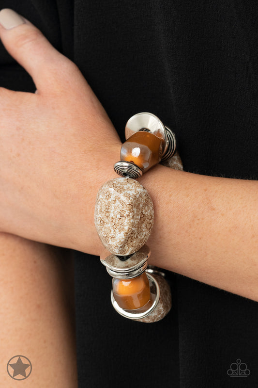 Glaze of Glory - Brown Blockbuster Bracelet