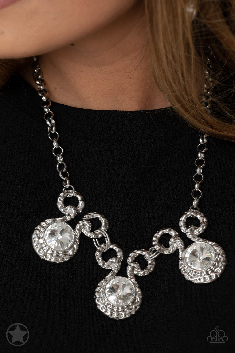 Hypnotized - Silver Blockbuster Necklace