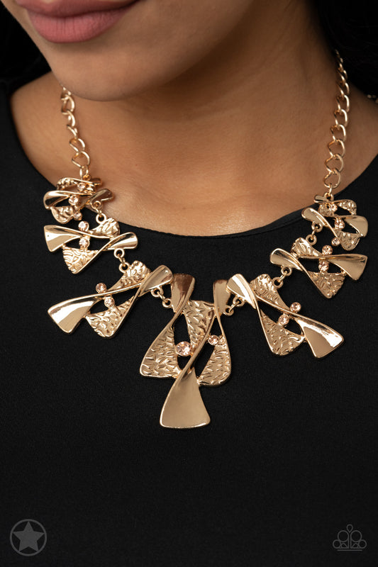 The Sands of Time - Gold Blockbuster Necklace