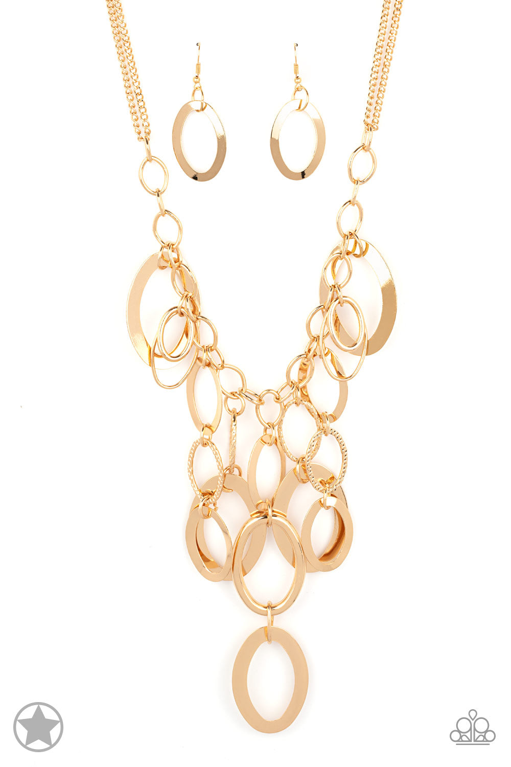 A Golden Spell - Gold Blockbuster Necklace
