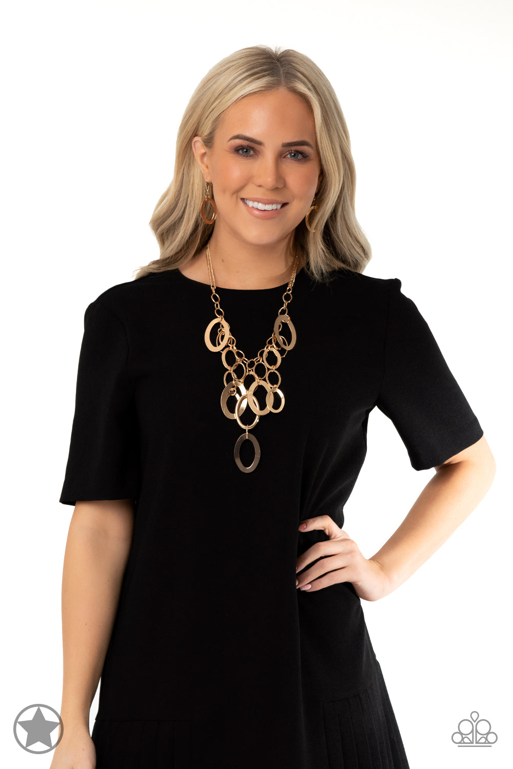 A Golden Spell - Gold Blockbuster Necklace