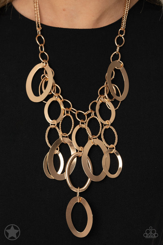 A Golden Spell - Gold Blockbuster Necklace