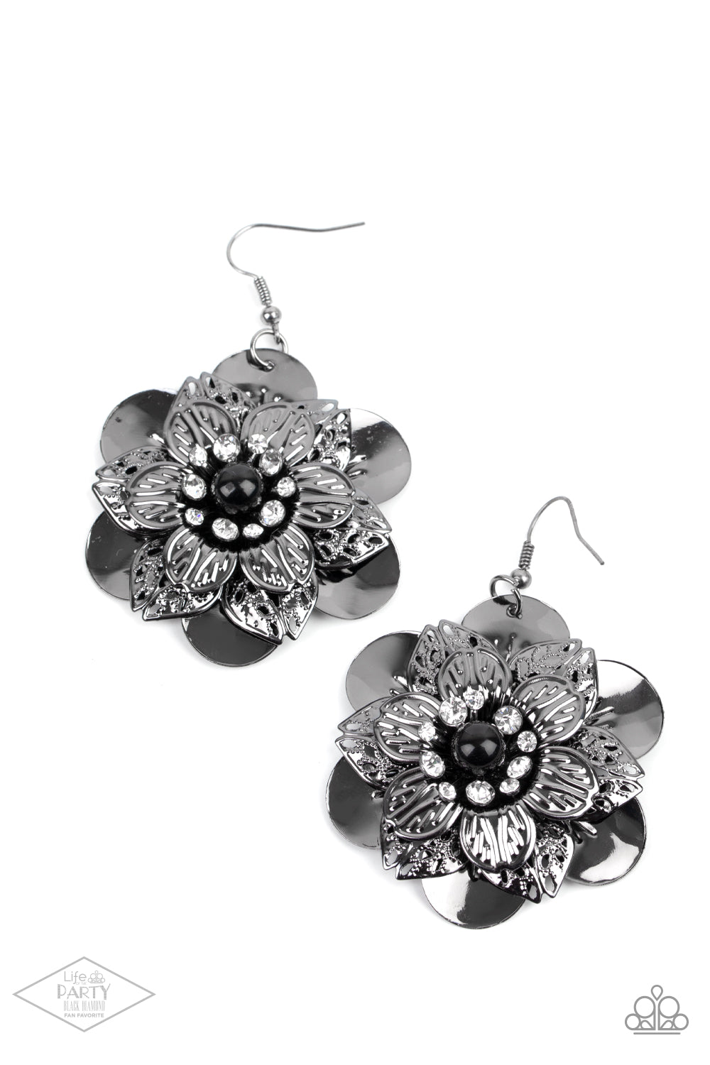 Midnight Garden - Black Earring (LOP)