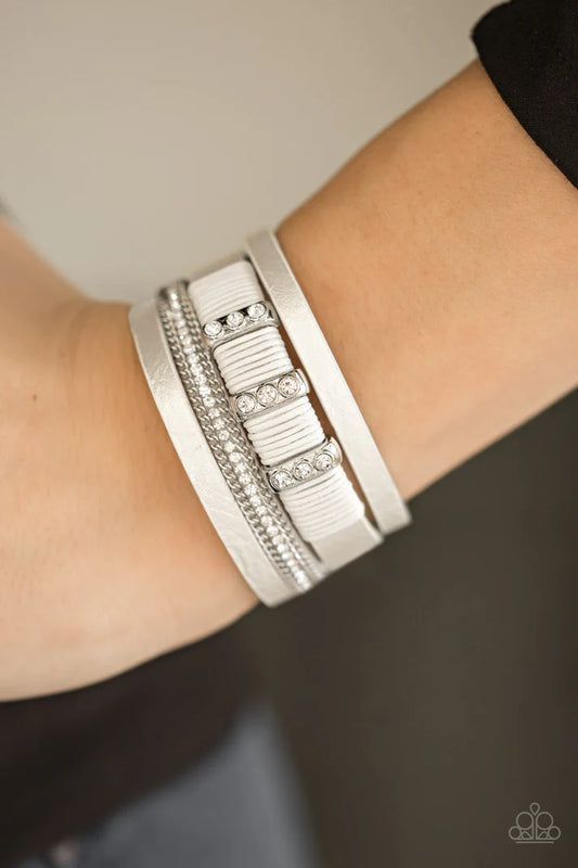 FAME Night - White Urban Bracelet
