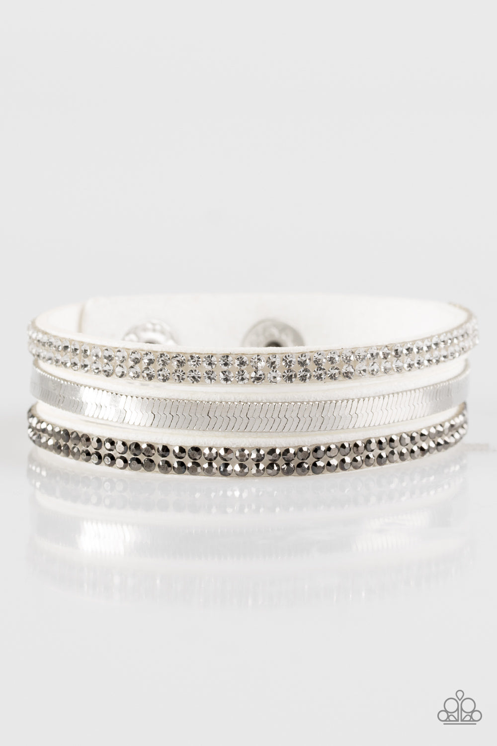 I Mean Business - White Urban Bracelet