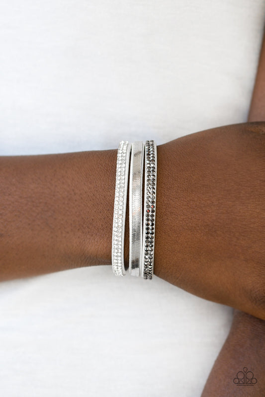 I Mean Business - White Urban Bracelet