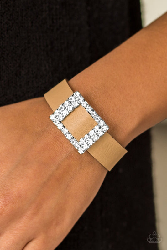 Diamond Diva - Brown Urban Bracelet