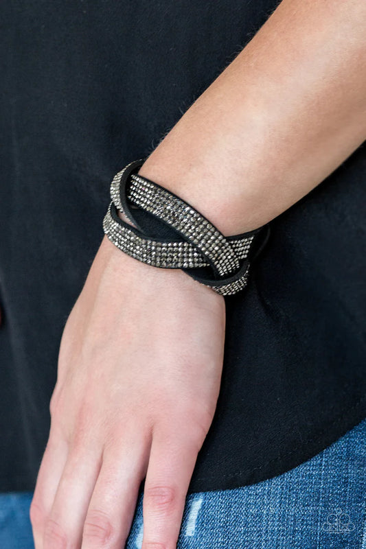 Nice Girls Finish Last - Black Urban Bracelet