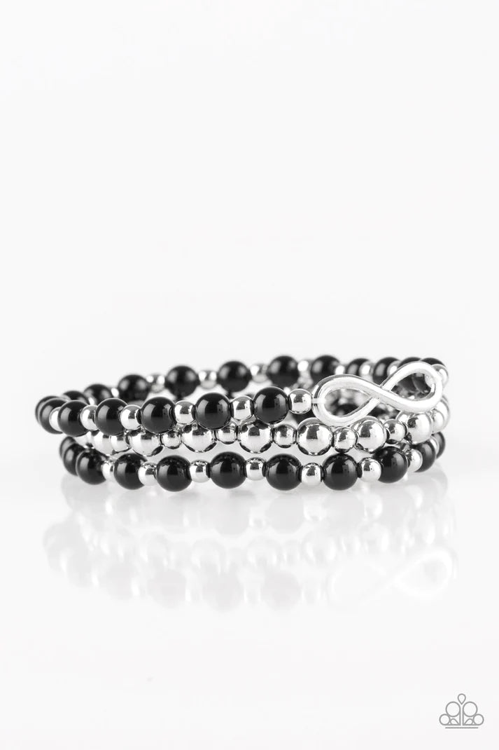 Immeasurably Infinite - Black Bracelet
