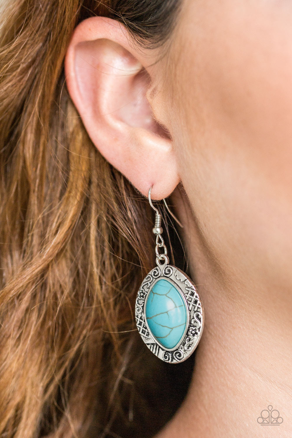 Aztec Horizons - Blue Earring