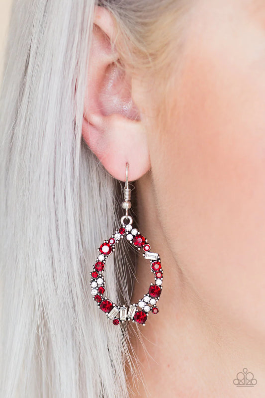 Crushing Couture - Red Earring