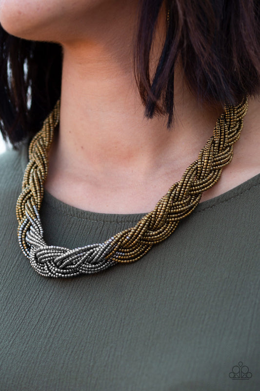 Brazilian Brilliance - Multi Seed Bead Necklace
