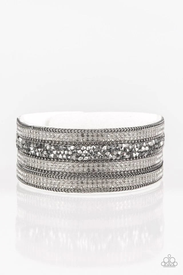 Really Rock Band - White Urban Bracelet