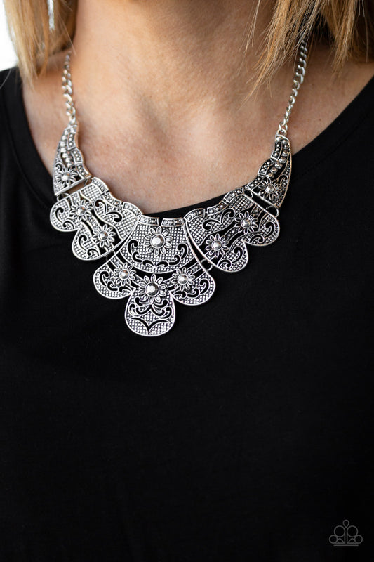 Mess With The Bull - Silver Necklace