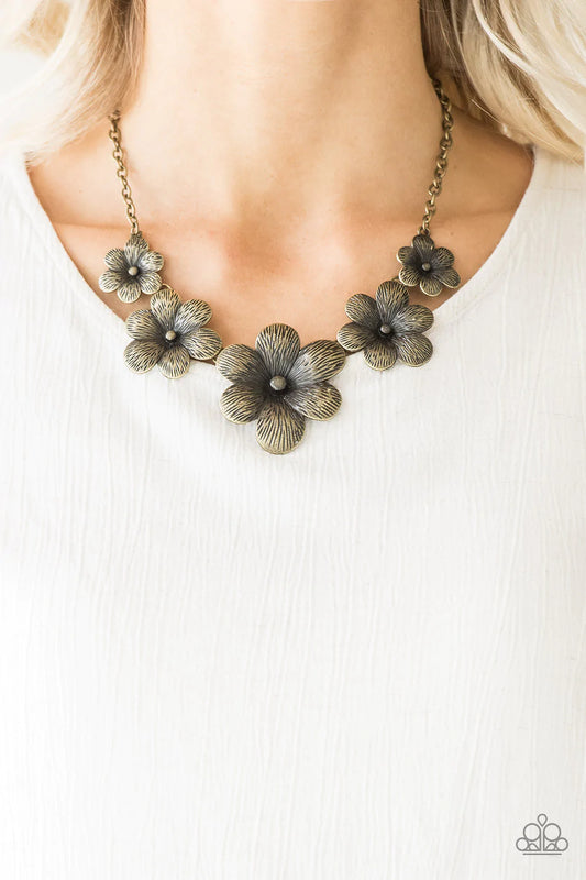 Secret Gardens - Brass Necklace