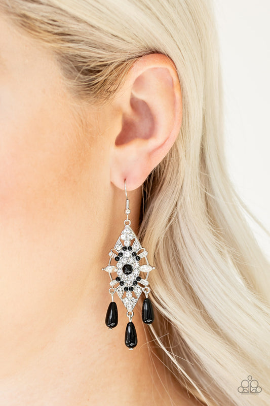 Majestic Mood - Black Earring