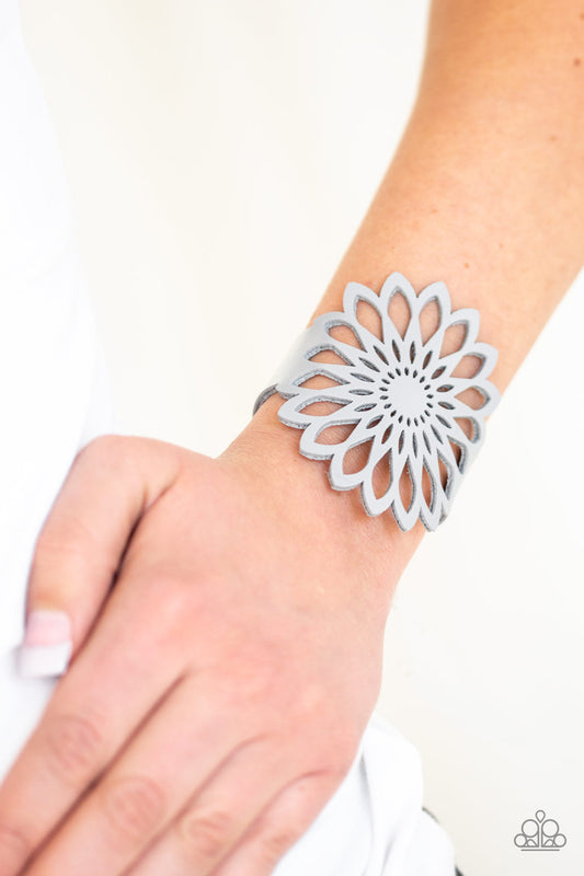Wildly Wildflower - Silver Urban Bracelet