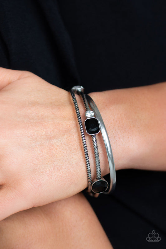 City Slicker Sleek - Black Bracelet