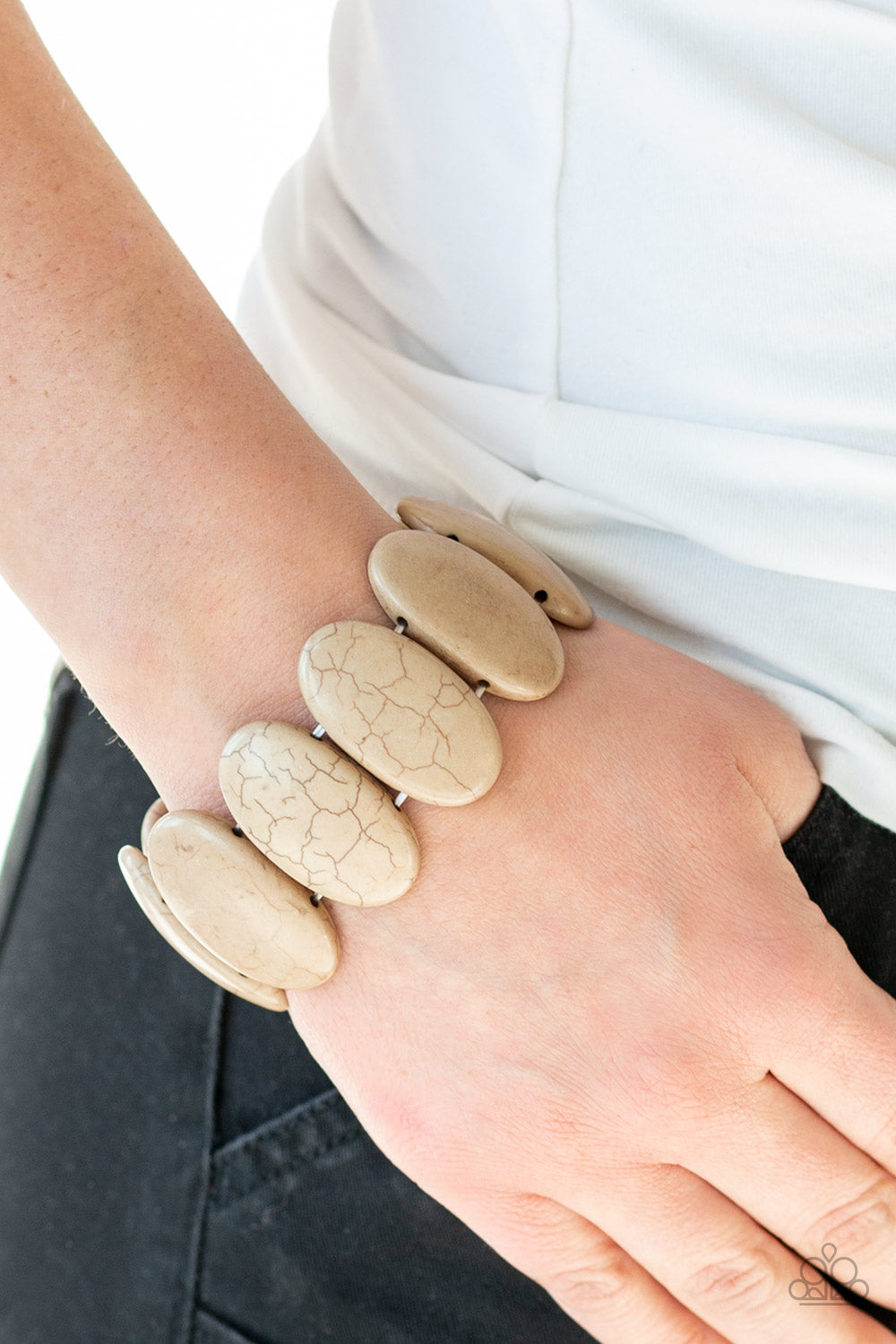 Dramatically Nomadic - Brown Bracelet