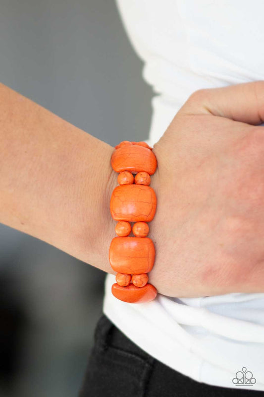 Dont Be So NOMADIC! - Orange Bracelet
