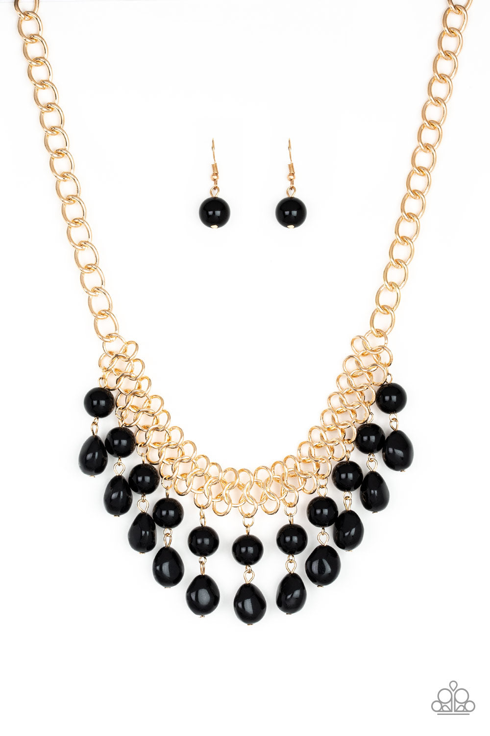 5th Avenue Fleek - Black Necklace