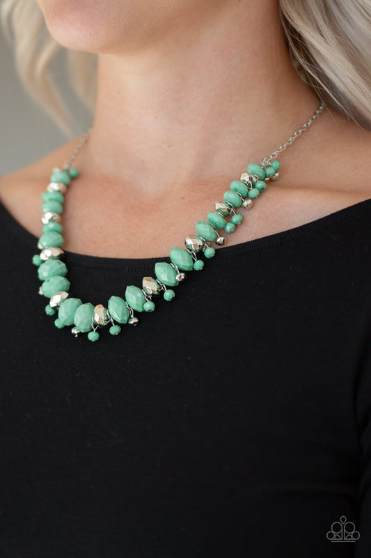 BRAGs To Riches - Green Necklace
