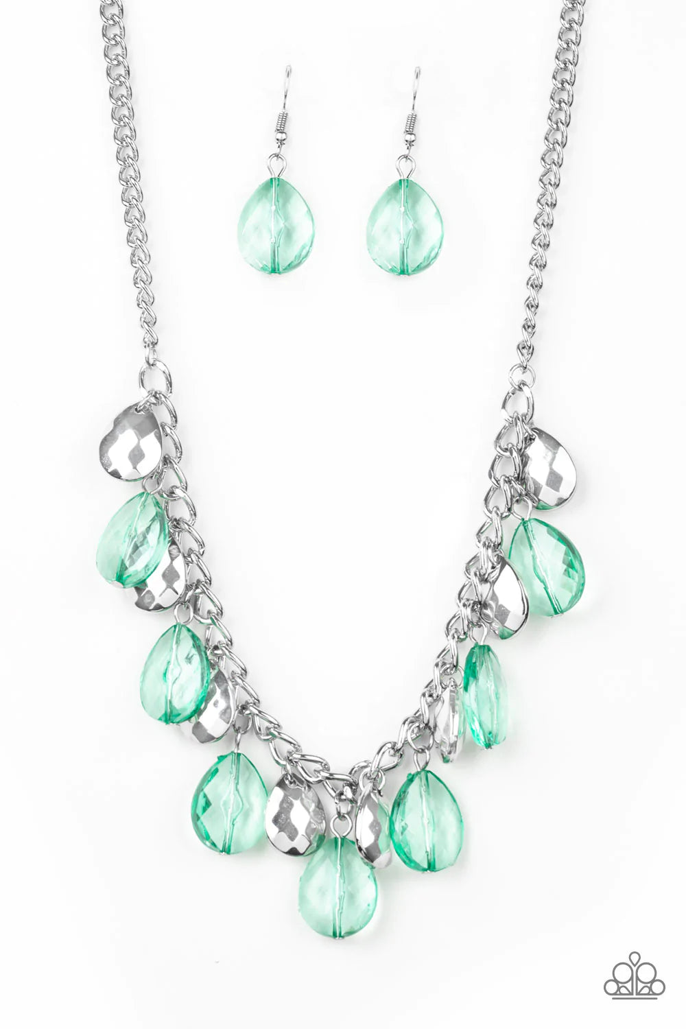 No Tears Left To Cry - Green Necklace