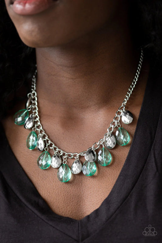 No Tears Left To Cry - Green Necklace